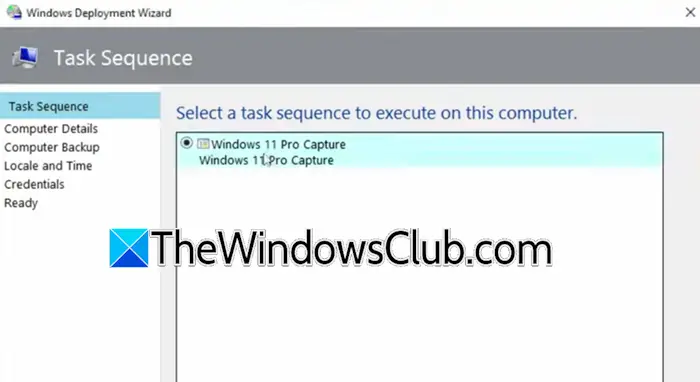 capture Windows Image using Microsoft Deployment Toolkit (MDT)